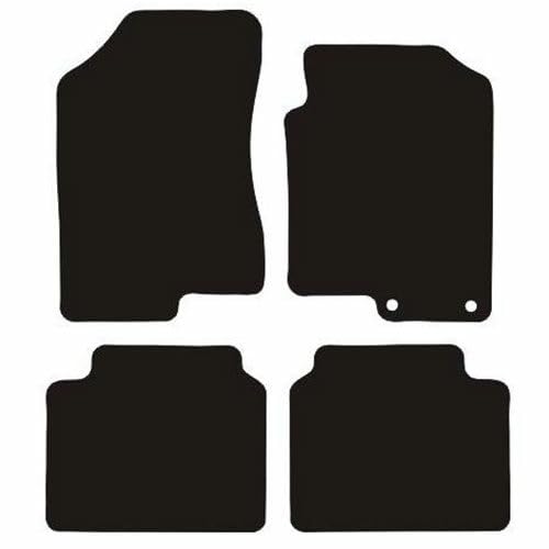 PCM- Car Floor Mats fits for Hyundai Sonata from 2005-2009 - Tailored Car Mats - Car Floor Mat, with Anti Slip Backing - 4 pcs Floor Mat Set with 2 Clips