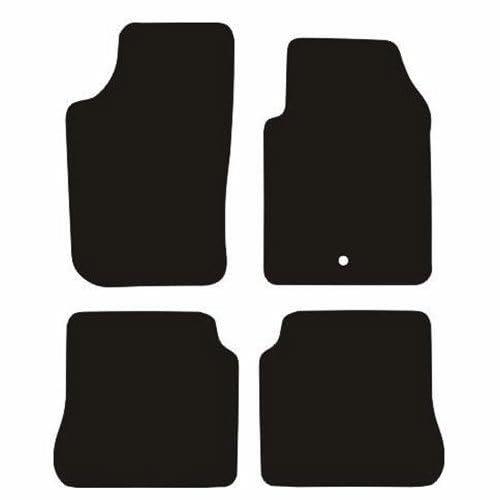 PRIME CAR MAT-Fits Renault Megane From 1996-2002 - Taloried Mats-Waterproof, Non Slip Car Floor Mat, Fitted with Clips-4 pcs Floor Mat Set with 1 Clip