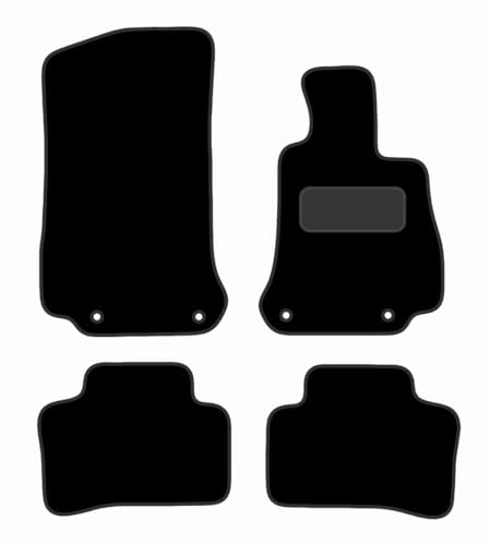 PCM- Car Floor Mats fits for Mercedes GLC from 2015 PRESENT - Tailored Car Mats - Car Floor Mat, with Anti Slip Backing. 4 pcs Floor Mat Set with 4 Clips.