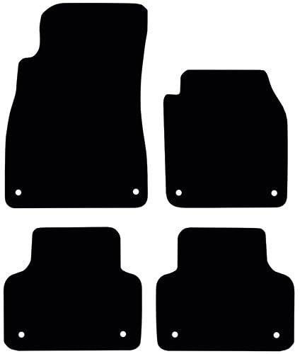 PRIME CAR MAT - FitsAudi Q3 2018-Onwards - Black - Anti Slip Tailored Car Mats - Waterproof Car Floor Mat, with Nylon Backing - 4 pcs Floor Mat Set