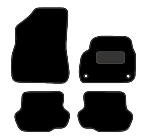 PRIME CAR MAT - Fits CITROEN DS5 2012-2018 - Tailored Car Mats - Floor Mat, Fitted With Clips & Granulated Backing - EDGED WITH BLACK NYLON BINDING - 4 pcs Floor Mat Set