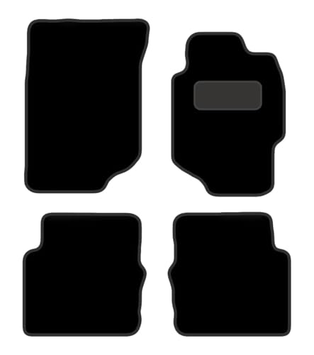 PCM - Car Floor Mats for Honda ACCORD SALOON - 1998-2003 - Tailored Car Mats - Car Floor Mat, with Anti Slip Backing - 4 pcs Floor Mat Set with 2 Clips
