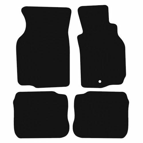 PCM- Car Floor Mats fits for Mitsubishi Lancer Evo VI from 1999-2001 - Tailored Car Mats - Car Floor Mat, with Anti Slip Backing - 4 pcs Floor Mat Set with 1 Clip