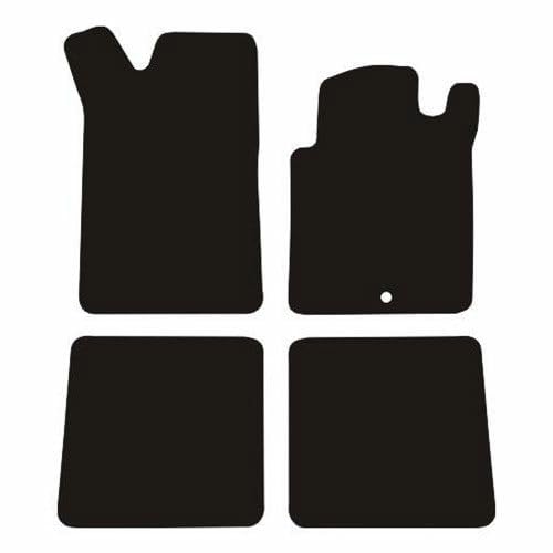 PRIME CAR MAT-Fits Renault Kangoo From 2003-2009 - Taloried Mats-Waterproof, Non Slip Car Floor Mat, Fitted with Clips-4 pcs Floor Mat Set with 1 Clip