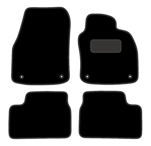 PRIME CAR MAT - Fits Vauxhall Astra H 2004-2009 - Tailored Car Mats - Floor Mat, Fitted With Clips & Granulated Backing - EDGED WITH BLACK NYLON BINDING - 4 pcs Floor Mat Set