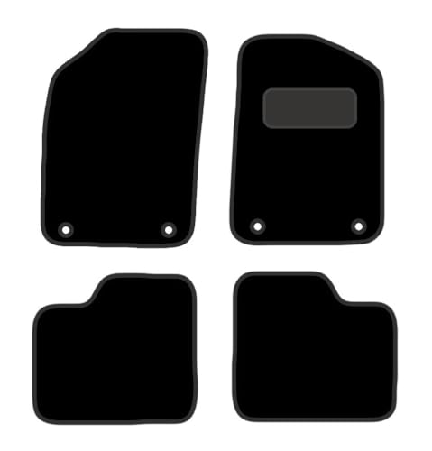 PCM - Tailored Fit Car Floor Mats for Fiat 500 2012 To Present (Not Fit hybrid & Electric) - Anti Slip, Fitted With Clips & Granulated Backing - 4 Pc Floor Mat