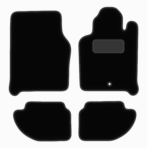 PCM-Car Floor Mats fits for Porche 944 Series 2 from (1982-1992) - Tailored Car Mats - Car Floor Mat, with Anti Slip Backing - 4 pcs Floor Mat Set with 1 Clips