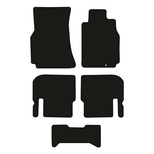 PCM- Car Floor Mats fits for NISSAN Skyline GT 350 from 2003 - Present - Tailored Car Mats - Car Floor Mat, with Anti Slip Backing - 5 pcs Floor Mat Set with 1 Clip
