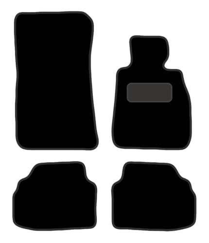 PRIME CAR MAT - Fits BMW 3 Series E92 COUPE 2006-2013 - Tailored Car Mats - Floor Mat, Fitted With Clips & Granulated Backing - EDGED WITH BLACK NYLON BINDING - 4 pcs Floor Mat Set
