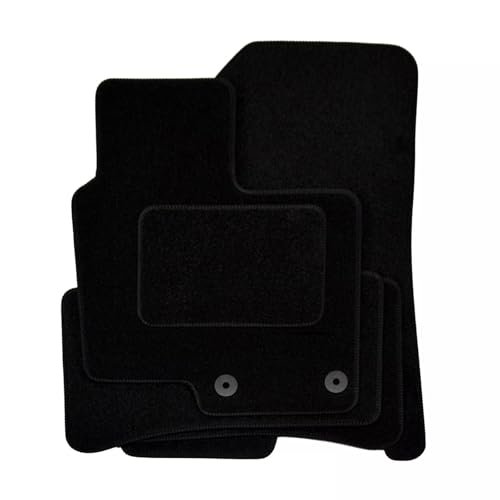 PRIME CAR MATS - Fits Hyundai Tucsan HYBRID 2021-On - Anti Slip Mat - 2 clip version - 4 Pc Floor Mats, Tailored Mats Fitted With Clips & Granulated Backing
