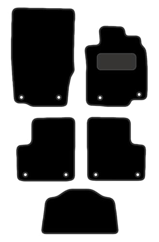 PCM- Car Floor Mats fits for Mercedes GLS From (2012-2019) - Tailored Car Mats - Car Floor Mat, with Anti Slip Backing. 4 pcs Floor Mat Set with 8 Clips.