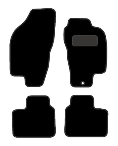 PRIME CAR MAT - Fits ALFA-ROMEO 156-1997-2007 - Tailored Car Mats - Car Floor Mat, with Anti Slip Backing - 4 pcs Floor Mat Set with 1 Clips