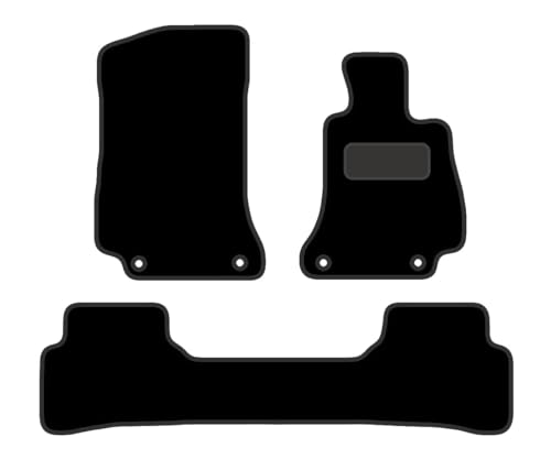 PCM - Car Floor Mats for Mercedes C CLASS W205-S205 TAXI (2014-2021) 4 CLIPS - Tailored Car Mats - Car Floor Mat, with Anti Slip Backing - 4 pcs Floor Mat Set