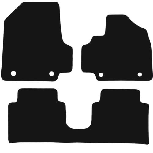 PCM- Car Floor Mats fits for Hyundai Ioniq 5 from 2021 ON - Tailored Car Mats - Car Floor Mat, with Anti Slip Backing - 3 pcs Floor Mat Set with 4 Clips