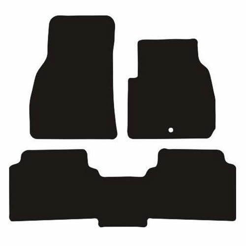 PCM- Car Floor Mats fits for Hyundai Santa Fe 5 Seater from 2006-2010 - Tailored Car Mats - Car Floor Mat, with Anti Slip Backing - 3 pcs Floor Mat Set with 1 Clip