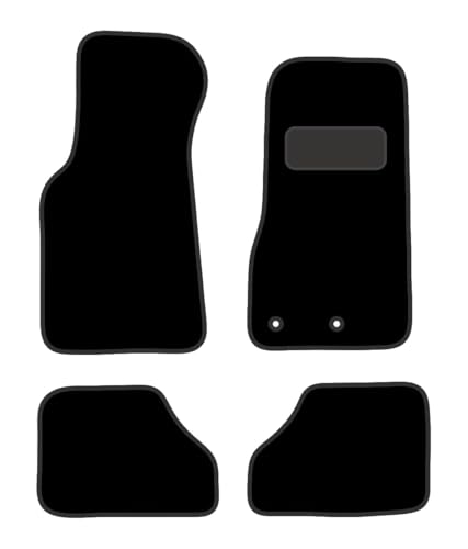PRIME CAR MAT - Fits Aston Martin DB7 6 1994-2004 - Tailored Car Mats - Car Floor Mat, with Anti Slip Backing - 4 pcs Floor Mat Set with 2 Clips