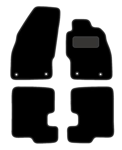 Tailored Mats - Fits VAUXHALL Corsa D 2006-2014 - Anti Slip Mat - Non Slip Car Floor Mat, Fitted With Clips & Granulated Backing - 4 Pc Floor Mat Only