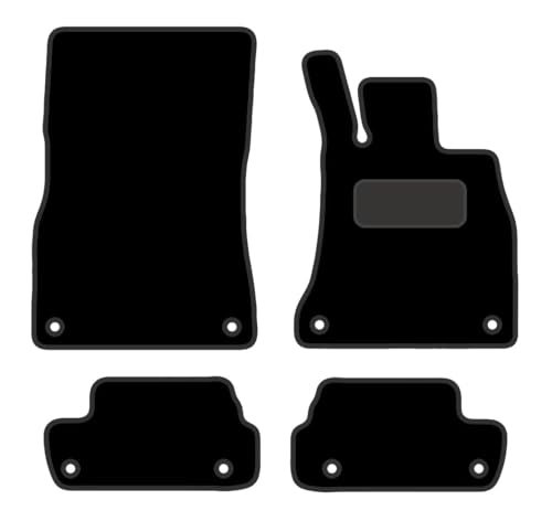 PRIME CAR MAT - Car Floor Mats fits for MERCEDES S Class Convertible from 2017-Persent - Tailored Car Mats - Car Floor Mat, with Anti Slip Backing - 4 pcs Floor Mat Set with 8 Clips