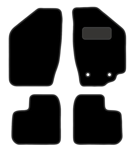 PCM - Car Floor Mats for Suzuki Alto (2004-2009) 2 CLIPS - Tailored Car Mats - Car Floor Mat, with Anti Slip Backing - 4 pcs Floor Mat Set