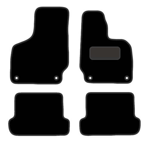 PRIME CAR MAT - Fits Audi TT COUPE 2006-2014 - Tailored Car Mats - Floor Mat, Fitted With Clips & Granulated Backing - EDGED WITH BLACK NYLON BINDING - 4 pcs Floor Mat Set
