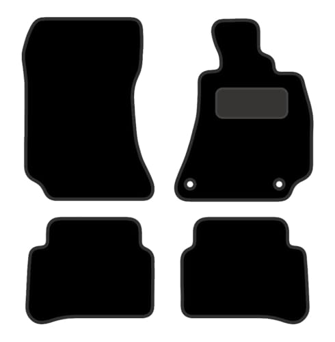 PCM - Car Floor Mats for Mercedes CLS SHOOTING BRAKE (2015-2018) 2 CLIPS - Tailored Car Mats - Car Floor Mat, with Anti Slip Backing - 4 pcs Floor Mat Set