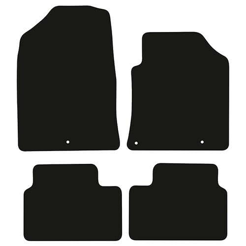 PCM- Car Floor Mats fits for Hyundai i30 from 2017 ON - Tailored Car Mats - Car Floor Mat, with Anti Slip Backing - 4 pcs Floor Mat Set with 3 Clips