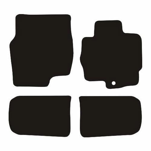 PCM- Car Floor Mats fits for Mitsubishi Colt from 2003-2006 - Tailored Car Mats - Car Floor Mat, with Anti Slip Backing - 4 pcs Floor Mat Set with 1 Clip