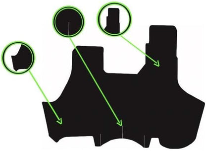 PCM - Tailored Tractor Mat - Compatible Nvaltra N Series 2021 ON- Black Carpet 1Pc Floor Mat Only