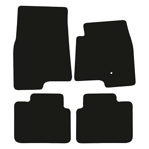 PCM- Car Floor Mats fits for Mitsubishi Shogun SWB from 2000-2006 - Tailored Car Mats - Car Floor Mat, with Anti Slip Backing - 4 pcs Floor Mat Set with 1 Clip