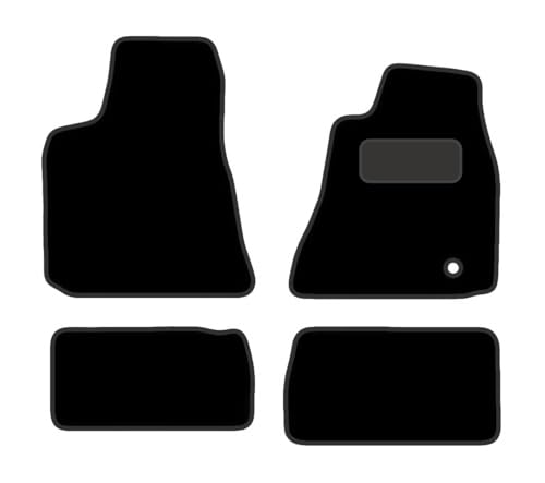 PRIME CAR MAT - Fits CHRYSLER 300C 2005-2010 SALOON - Tailored Car Mats - Floor Mat, Fitted With Clips & Granulated Backing - EDGED WITH BLACK NYLON BINDING - 4 pcs Floor Mat Set