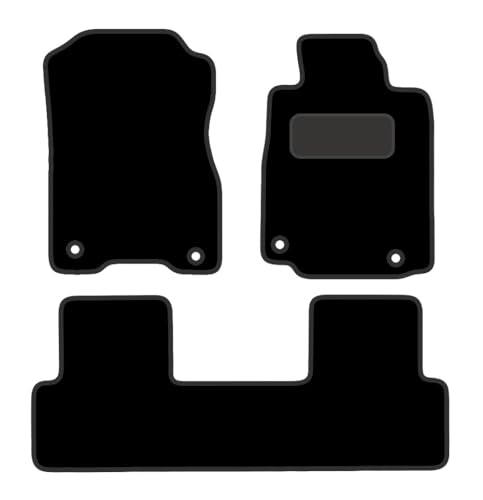 PCM - Car Floor Mats Compatible with Honda CRV Model from (2015-2018) - Tailored Car Mats with Anti Slip Backing - 3 pcs Floor Mat Set with 4 Clips