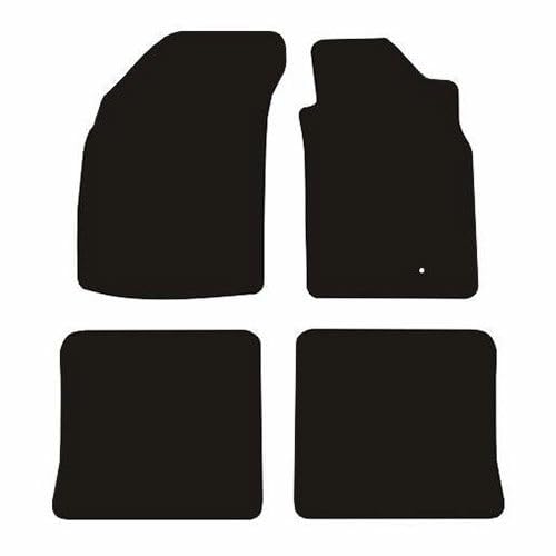 PRIME CAR MAT - Car Floor Mats fits for Mitsubishi Lancer Evo VIII from 2003-2005 - Tailored Car Mats - Car Floor Mat, with Anti Slip Backing - 4 pcs Floor Mat Set with 1 Clip