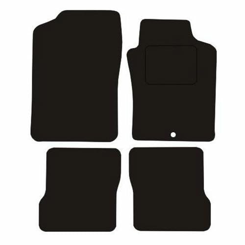 PCM- Car Floor Mats fits for Peugeot 106 from 1991-2003 - Tailored Car Mats - Car Floor Mat, with Anti Slip Backing - 4 Pcs Floor Mat Set with 1 Clip