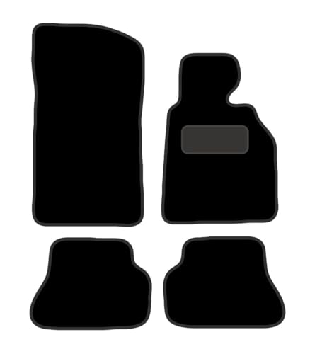 PRIME CAR MAT - Fits BMW 3 Series E46 1998-2006 Cabriolet - Tailored Car Mats - Floor Mat, Fitted With Clips & Granulated Backing - EDGED WITH BLACK NYLON BINDING - 4 pcs Floor Mat Set