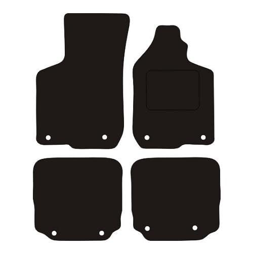 PRIME CAR MAT - Fits Audi A3 / S3 Hatchback 1996 – 2002 (8L) (3 Dr) - Black - Anti Slip Tailored Car Mats - Waterproof Car Floor Mat, with Nylon Backing - 4 pcs Floor Mat Set