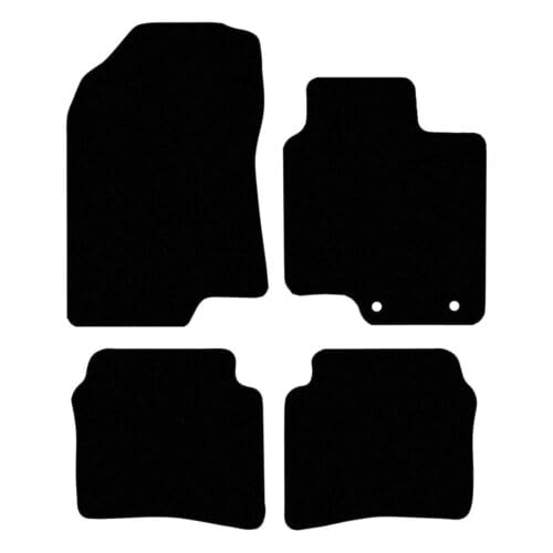 PCM- Car Floor Mats fits for Hyundai Bayon from 2021 ON - Tailored Car Mats - Car Floor Mat, with Anti Slip Backing - 4 pcs Floor Mat Set with 2 Clips