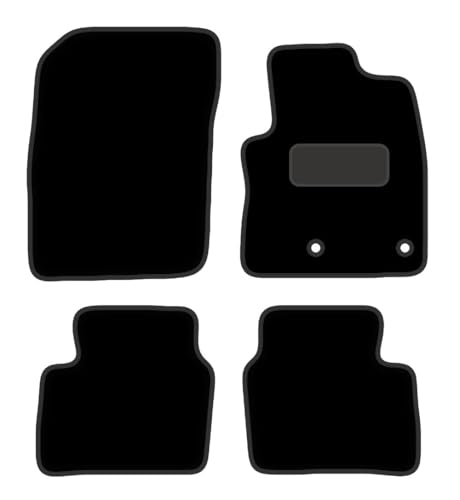 PCM - Tailored Fit Car Floor Mats for Nissan Qashqai Hybrid (J12) 2021 to Present - Anti Slip, Fitted With Clips & Granulated Backing - 4 Pc Floor Mat