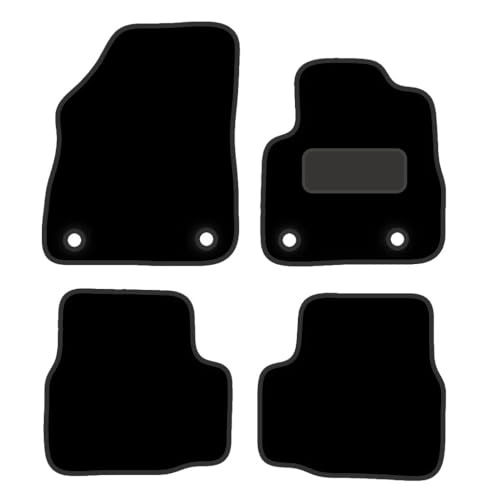 PRIME CAR MAT - Fits Vauxhall Astra K 2015 Onwards - Anti Slip Tailored Car Mats - Car Floor Mat, with Anti Slip Backing - 4 pcs Floor Mat Set with 8 Clips