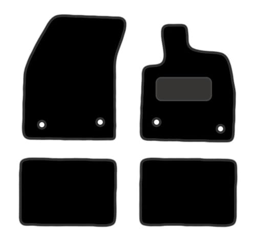 PRIME CAR MATS - Ford FOCUS MK4-MK5 2017 ON - Fitted With Clips & Granulated Backing-Non Slip Car Floor Mat-4 Pc Floor Mats