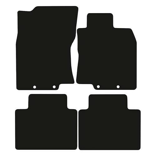 PCM- Car Floor Mats fits for NISSAN X Trail from (2014-2017) - Tailored Car Mats - Car Floor Mat, with Anti Slip Backing - 4 pcs Floor Mat Set with 4 Clips