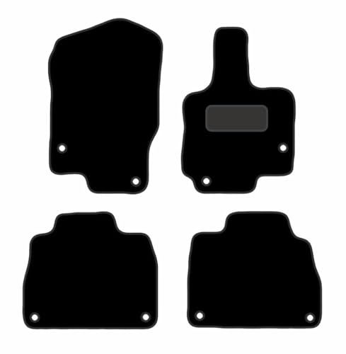 PCM- Car Floor Mats fits for Mercedes GLE 5 Seater from (2016-2019) - Tailored Car Mats - Car Floor Mat, with Anti Slip Backing .4 pcs Floor Mat Set with 8 Clips.
