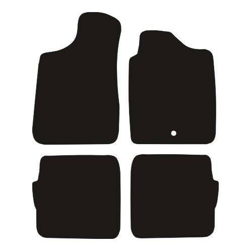 PRIME CAR MAT-Fits Renault 19 From 1988-1997 - Taloried Mats-Floor Mat, Fitted With Clips-EDGED WITH BLACK NYLON BINDING-4 pcs Floor Mat Set with 1 Clip