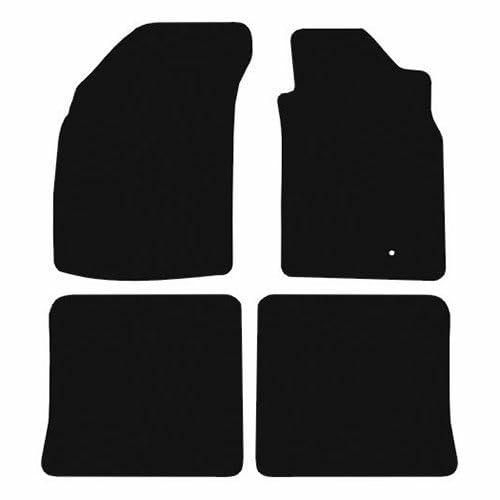 PCM- Car Floor Mats fits for Mitsubishi Lancer Evo VII from 2001-2003 - Tailored Car Mats - Car Floor Mat, with Anti Slip Backing - 4 pcs Floor Mat Set with 1 Clip