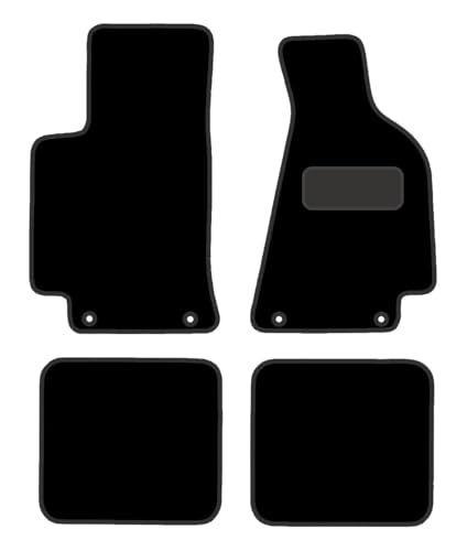 PRIME CAR MAT - Fits AUDI 80 1991-1996 - Anti Slip Tailored Car Mats - Waterproof, Non Slip Car Floor Mat, with Anti Slip Backing - 4 pcs Floor Mat Set