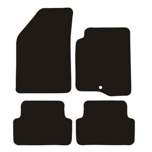 PRIME CAR MAT-Fits Renault Laguna From 2001-2007 - Taloried Mats-Floor Mat, Fitted With Clips-EDGED WITH BLACK NYLON BINDING-4 pcs Floor Mat Set with 1 Clip