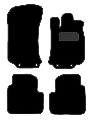 PCM- Car Floor Mats fits for MERCEDES SL R129 from (1990-2002) - Tailored Car Mats - Car Floor Mat, with Anti Slip Backing - 2 pcs Floor Mat Set with 1 Clips