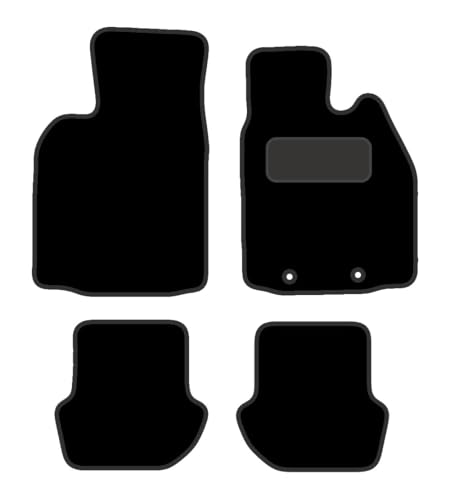 PCM-Car Floor Mats fits for Porche 911, from (2004-2012) - Tailored Car Mats - Car Floor Mat, with Anti Slip Backing - 4 pcs Floor Mat Set with 2 Clips