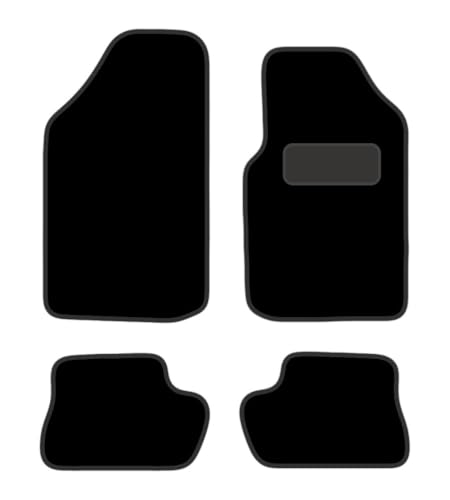 PRIME CAR MAT - Fits CITROEN C2 2003-2009 - Tailored Car Mats - Floor Mat, Fitted With Clips & Granulated Backing - EDGED WITH BLACK NYLON BINDING - 4 pcs Floor Mat Set