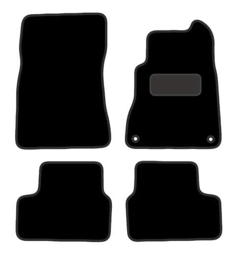 PCM Car Floor Mats for Mercedes A CLASS (2018 - Present) 2 CLIP - Tailored Car Mats - Floor Mat, Fitted With Clips & Granulated Backing - 4 pcs Floor Mat Set
