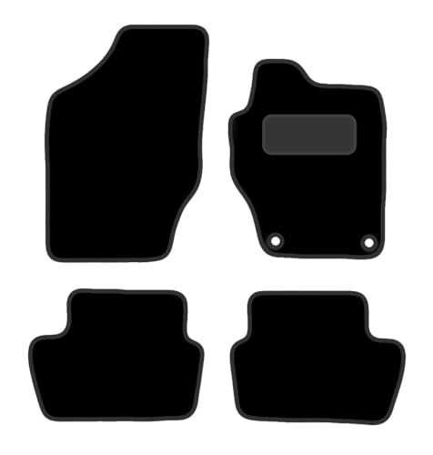 PRIME CAR MAT - Fits Citroen C4 And Ds4 2010-2020 - Tailored Car Mats - Floor Mat, Fitted With Clips & Granulated Backing - EDGED WITH BLACK NYLON BINDING - 4 pcs Floor Mat Set